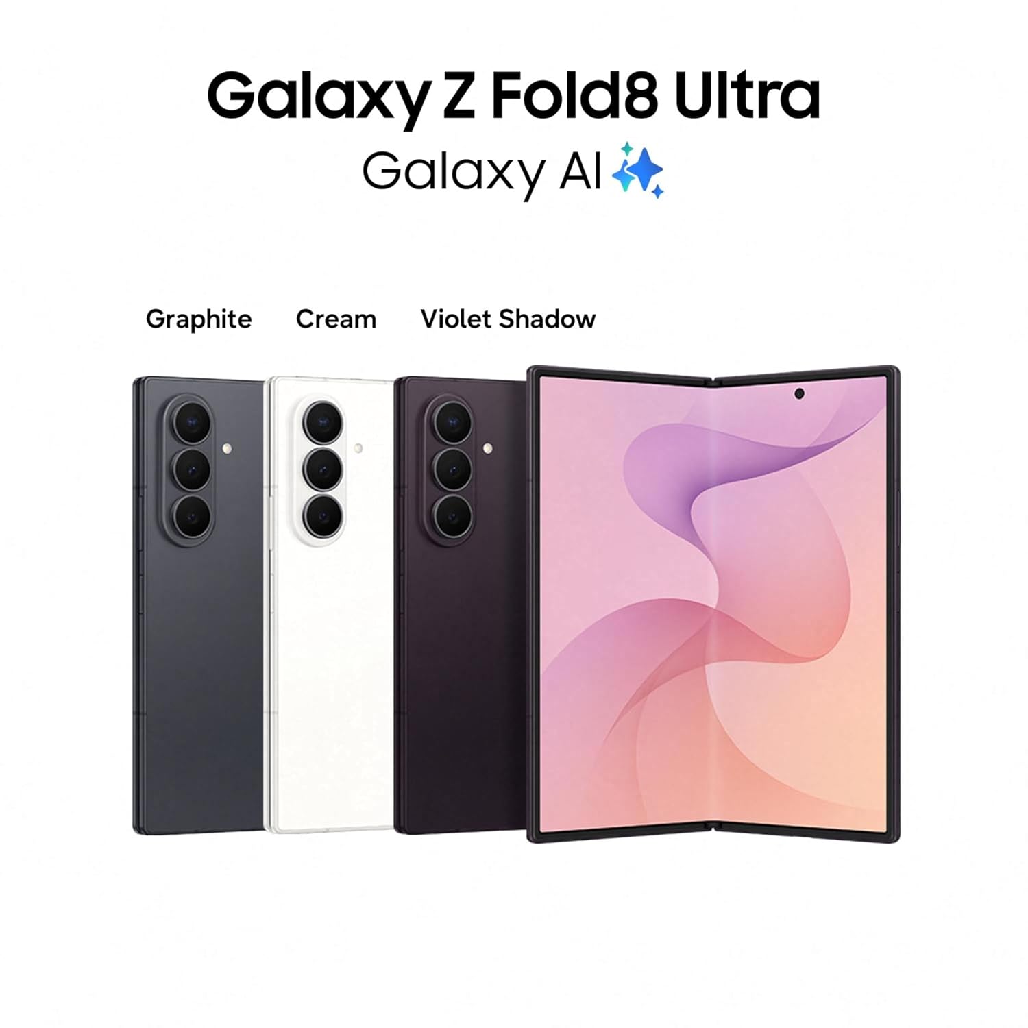 Samsung Galaxy Z Fold8 Ultra 5G Smartphone with Galaxy AI (Violet Shadow, 12GB RAM, 256GB Storage), Customised Processor, 5000mAh Battery, 200MP Camera, Now Nudge, Photo Assist - Image 2